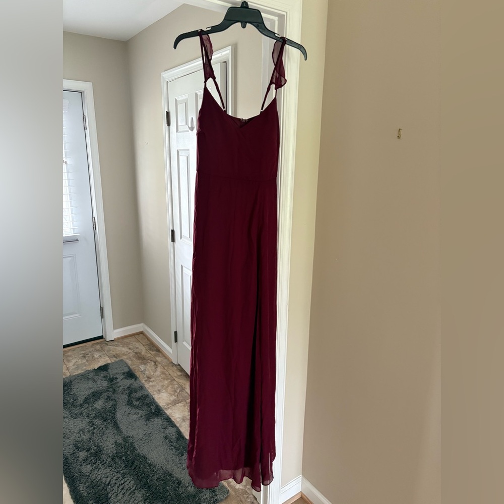 Birdy Grey Burgundy Bridesmaid Dress